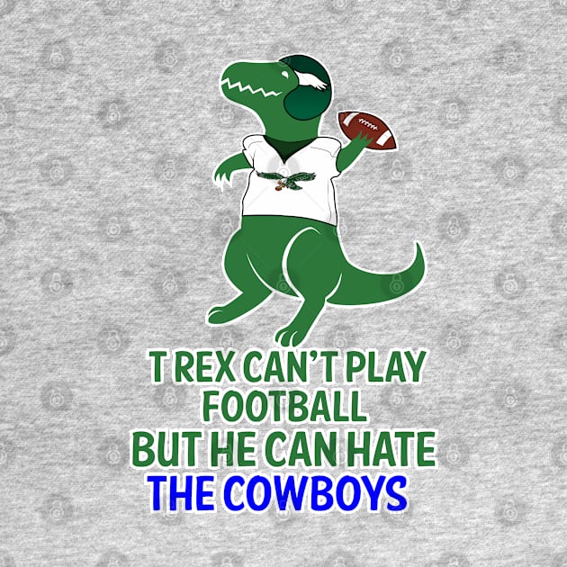 T Rex Hates Cowboys by generationtees